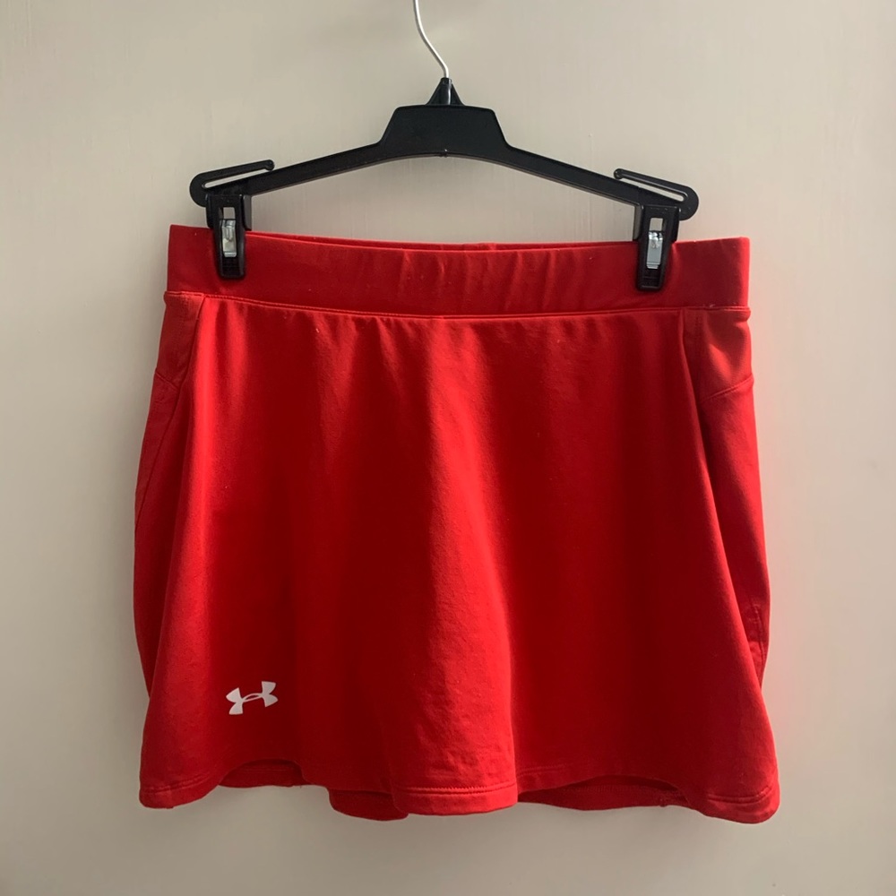 red under armor golf/tennis skirt